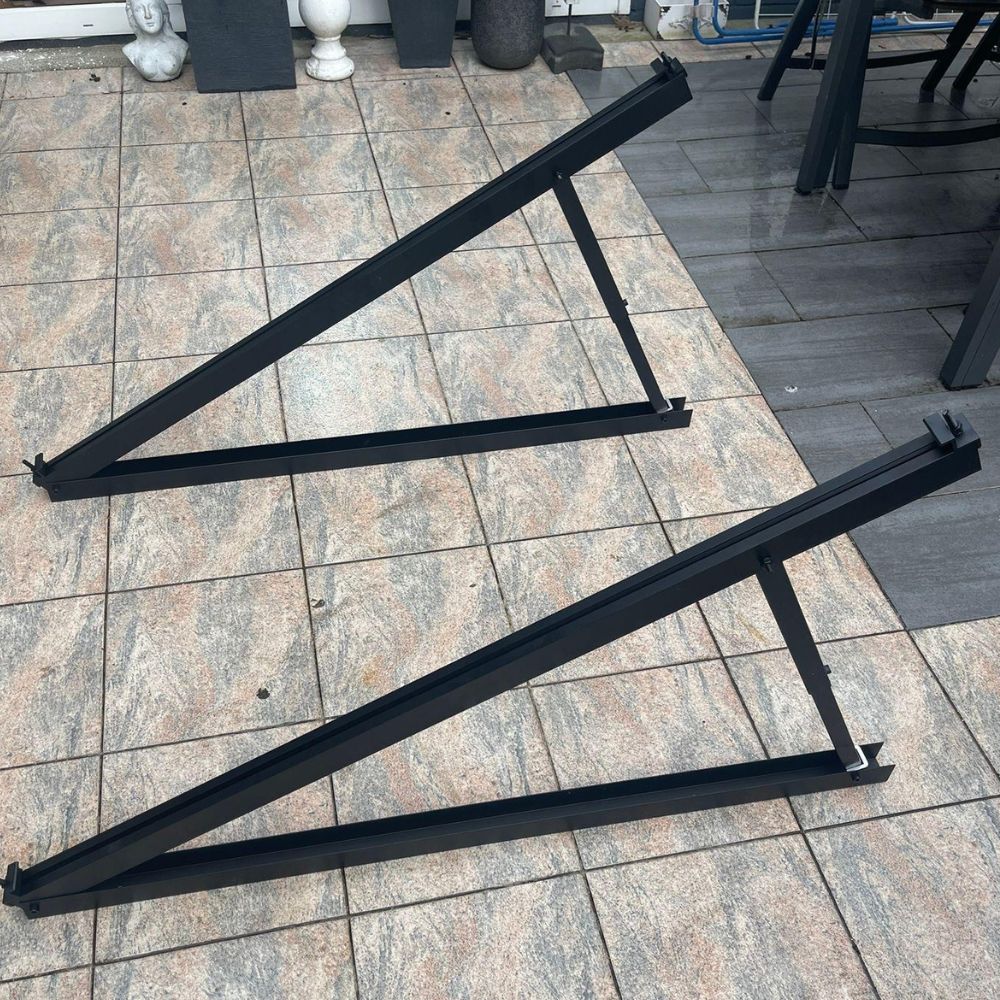 Fijaciones para Kit Solar para Terraza, Jardín o Techo Plano