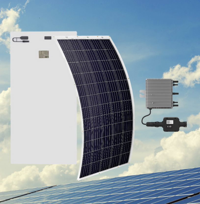 Kit Placa Solar Flexible 310W con Micro-Inversor 800W