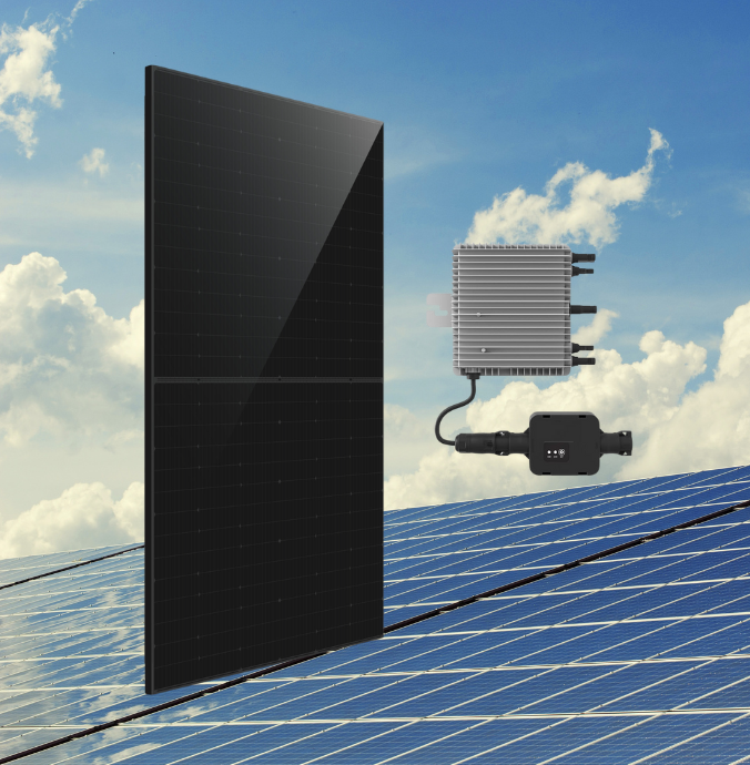 Placa Solar 420W con Micro-Inversor Deye 800W