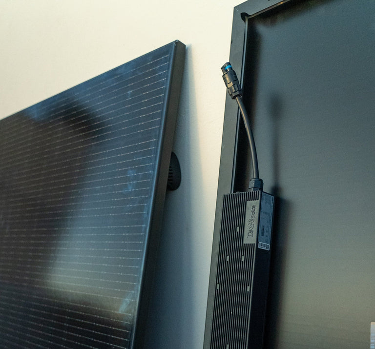 Kit 2 Placas Solares de 420W Autoinstalables Plug & Play con Microinversor integrado 800W